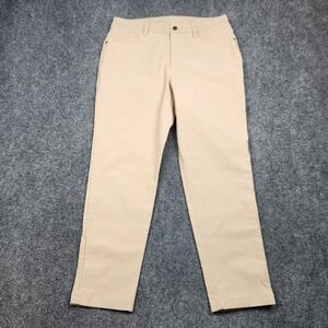 Lululemon ABC Pants Mens 32 Beige Utilitech Chino 5 Pocket Stretch Casual Golf